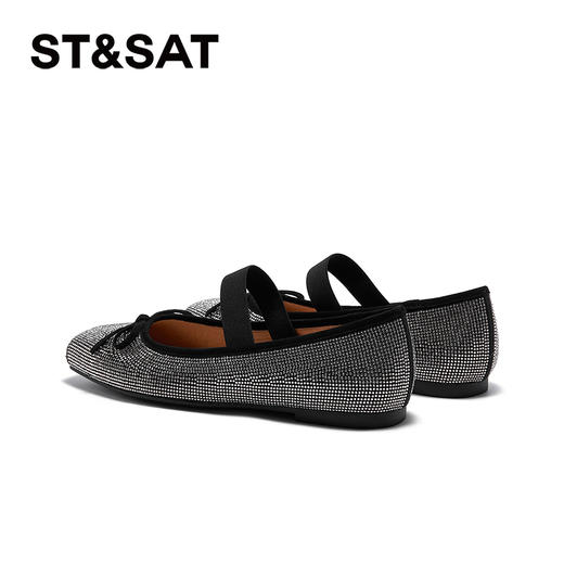 星期六细闪芭蕾风蝴蝶结玛丽珍SSC3111347 商品图4