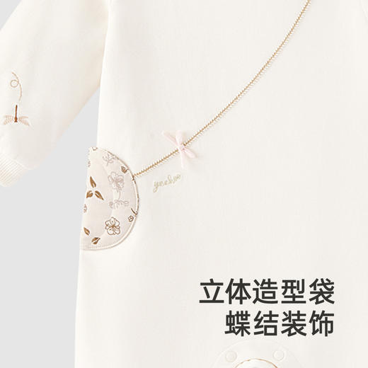 【商场同款】英氏儿哈衣秋季长袖弹力女童连身衣外出秋季新款 商品图3