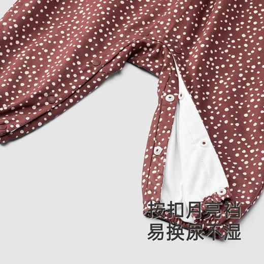 【商场同款】英氏婴儿衣服纯棉女童连身衣秋季长袖假两件新款 商品图1