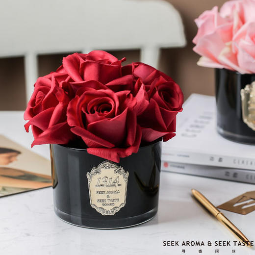 永生玫瑰香薰（花果香调） 永生花礼盒 商品图0