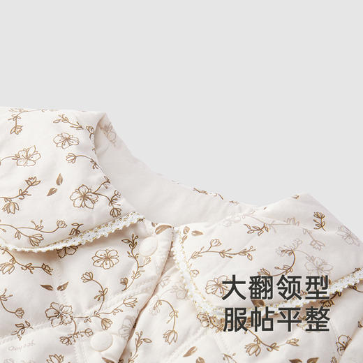 【商场同款】英氏儿童外套秋冬保暖棉服女宝长袖夹棉外套新款 商品图1