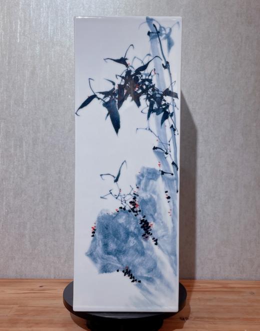 《兰馨竹幽》四方镶器 商品图0