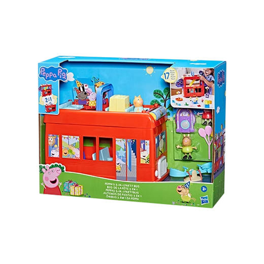 孩之宝Hasbro 小猪佩奇豪华多功能派对巴士套装HASCF88815C00 商品图0