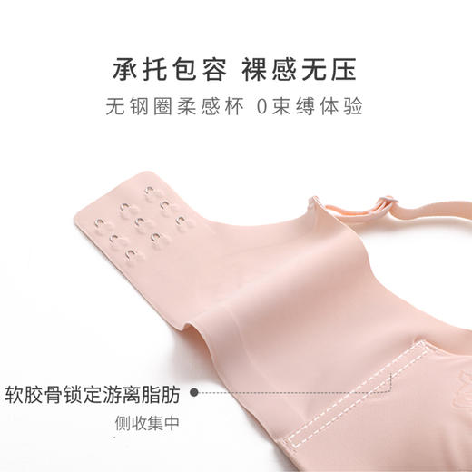 雅黛丽内衣夏季女薄款小胸透气聚拢文胸无钢圈收副乳防下垂胸罩女 商品图4