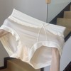 法式绸缎亲肤女士内裤 无痕裸感亲肤不夹pp 冰丝大码透气女士三角裤 商品缩略图0