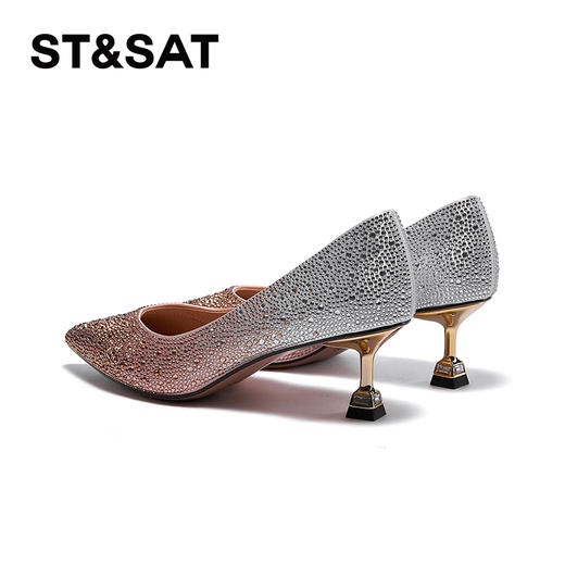 星期六渐变闪钻气质高跟鞋SSC3111104 商品图8