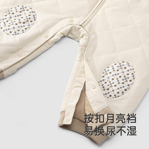 【商场同款】英氏童装三防夹棉连体衣秋冬外出保暖连身衣新款 商品图1