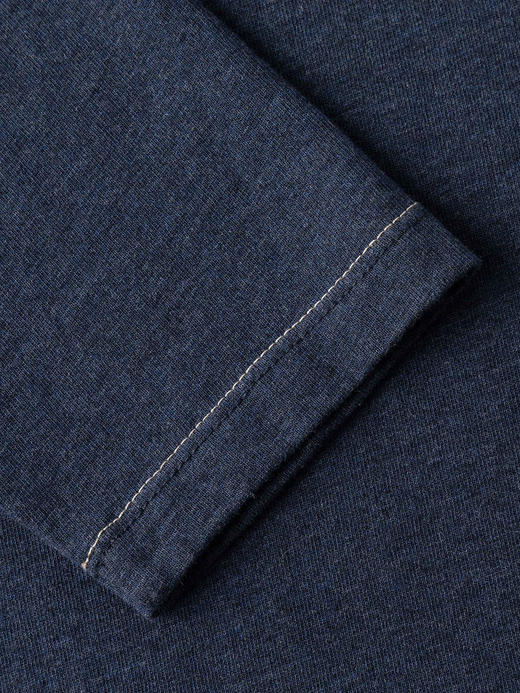 COCO ZONE 100棉设计感笑脸印花圆领长袖T恤CC2C1394 商品图8