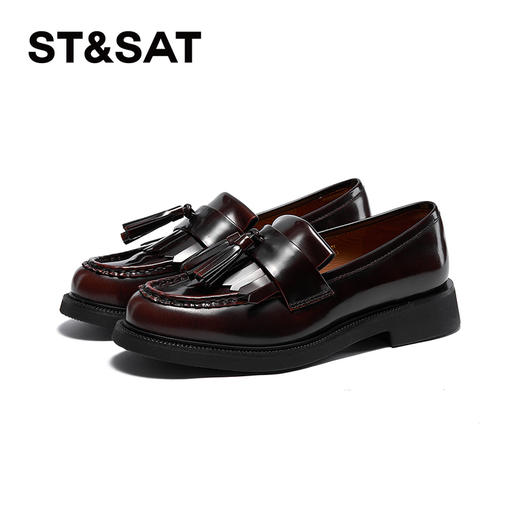 星期六经典英伦风流苏乐福鞋SSC3111114 商品图6