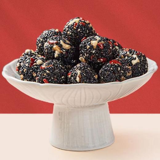 【黑芝麻桑葚】五珍芝麻丸混合坚果芝麻球代发250g 桑葚红枣核桃仁枸杞黑芝麻丸，品尝桑葚红枣、核桃仁、枸杞、黑芝麻的多重滋味。ry 商品图2