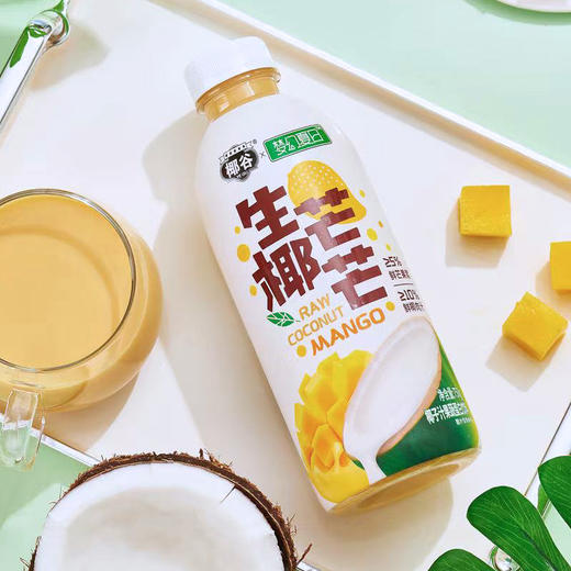 椰谷 梦幻夏日 生椰芒芒精品系列 （椰子汁果蔬蛋白饮料） 750g×8瓶 冲调饮料 商品图2