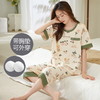 【“氧气家居” 宽松休闲】夏季新款 带胸垫睡衣女 棉质短袖七分裤 可外穿女士家居服套装-QQ 商品缩略图7