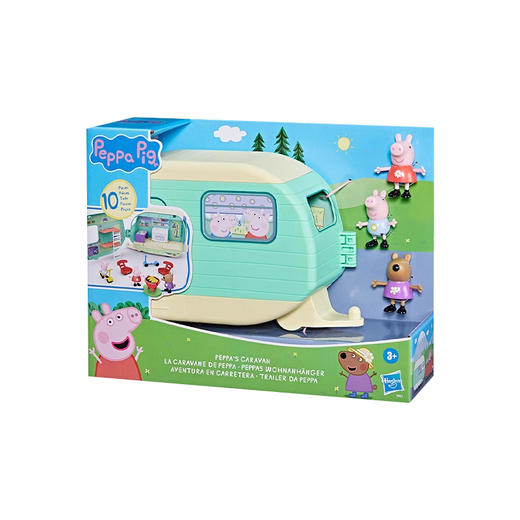 孩之宝Hasbro 小猪佩奇拖挂式露营车套装HASCF88635C00 商品图0