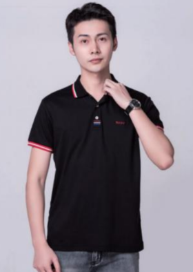 三一黑色polo短袖·20年款