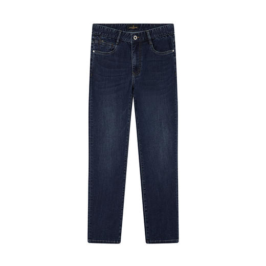 【含桑蚕丝】柒牌牛仔裤男2024秋季新款时尚休闲水洗中青年长裤子	127H71290 商品图4