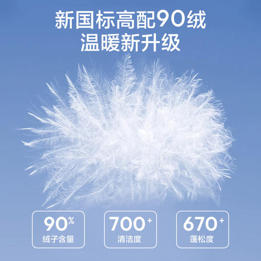 森马儿童羽绒服年新款轻薄温暖纯色百搭三防外套男童女童冬装 商品图3