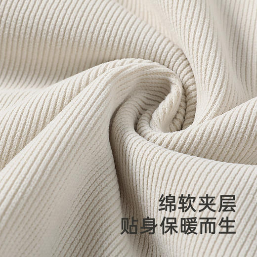 【商场同款】英氏婴儿夹棉连帽外套冬保暖灯芯绒男童外套新款 商品图3