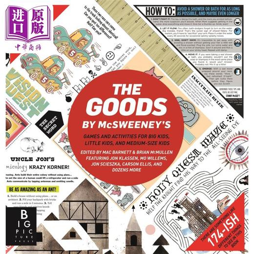 【中商原版】大杂烩 Goods 英文原版 绘本图画书 怪异有趣搞笑 视觉效果构思巧妙 进口图书 适合各年龄段的趣味作品合集 商品图0