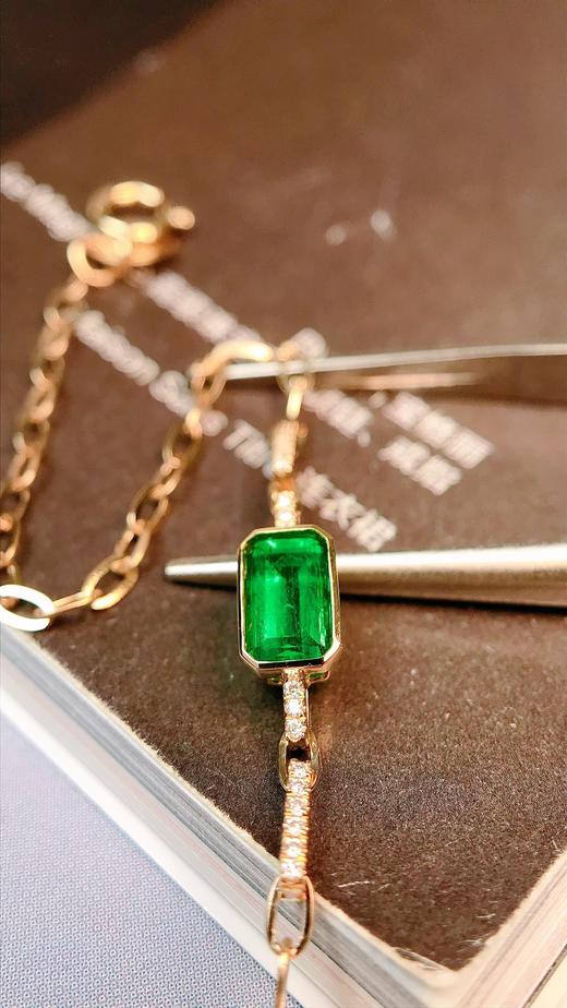 0.38ct 祖母绿手链 商品图3