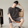 【简约，惬意的舒适】2024新款夏季短袖短裤纯棉睡衣男 运动宽松薄款 大码男士家居服套装-QQ 商品缩略图7