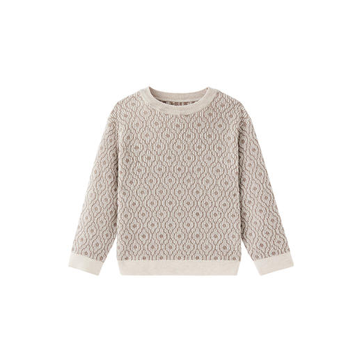 【高定系列】英氏旗舰童装羊毛衫秋冬保暖男童针织套头衫新款 商品图4