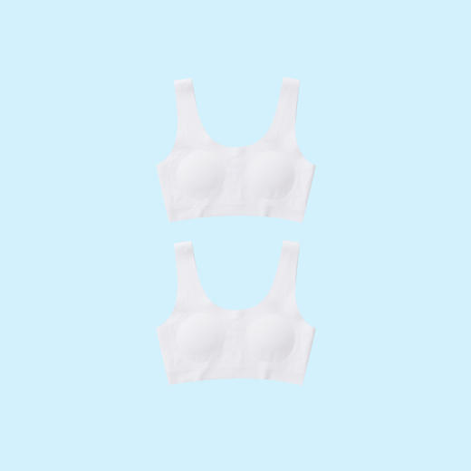 【7A抗菌家居】女童无痕隐形内衣两件装新款安奈儿童装实体店同款JG437563 商品图4