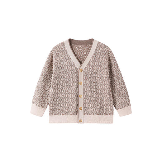 【高定系列】英氏儿童毛衣羊毛开衫外套女童上衣毛衣针织衫 商品图4