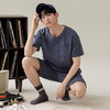 【简约，惬意的舒适】2024新款夏季短袖短裤纯棉睡衣男 运动宽松薄款 大码男士家居服套装-QQ 商品缩略图8