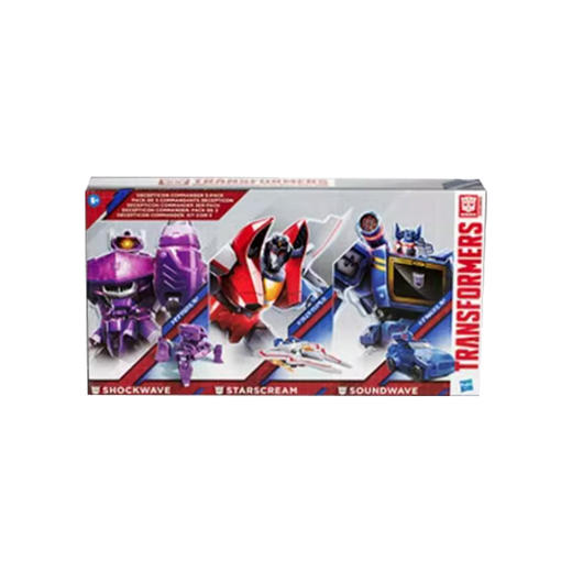 Hasbro 变形金刚霸天虎指挥官震荡波、红蜘蛛、声波套装HASCF99135C00 商品图0