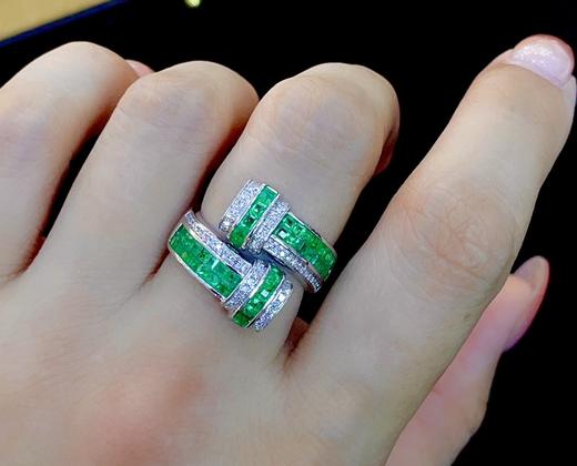 1.53ct 祖母绿戒指 商品图4