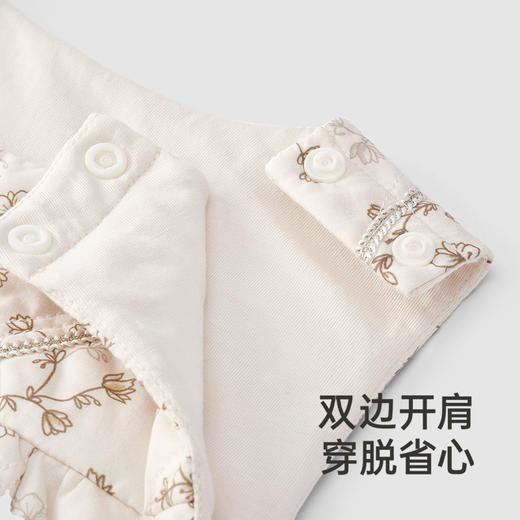 【商场同款】英氏旗舰童装秋冬长袖夹棉连身衣女童无袖新款 商品图1