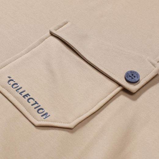 都市丽人都市锋尚睡衣舒适外出长袖双面无尘棉薄男士棉质长袖套装FHT2D9 商品图9