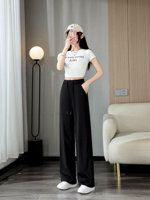 Avann 莱赛尔蚕丝直筒裤92361 商品图5