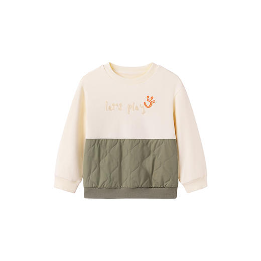 【商场同款】英氏儿童卫衣秋季长袖男童加绒上衣休闲卫衣新款 商品图4