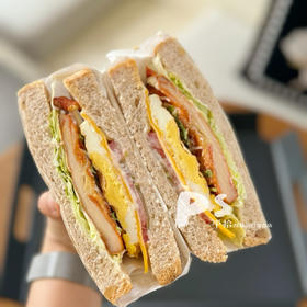 奥尔良鸡腿全麦三明治