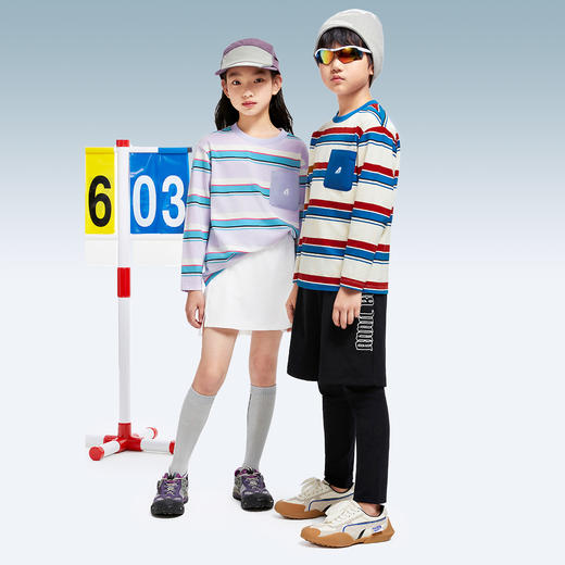 男女童圆领长袖针织衫秋季新款安奈儿童装EM431530 商品图3