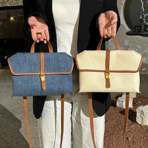 设计师款 复古单肩包，蕞适合夏天的邮差包 商品图0