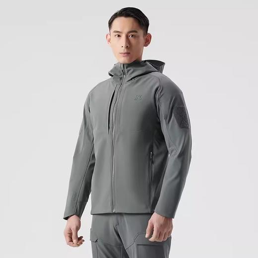 X-BIONIC战神软壳衣 户外加绒保暖防风防泼水外套连帽夹克男22588 商品图1