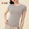 Fieder/翡勒夏季休闲运动健身悦尚短袖瑜伽柔软透气弹力圆领排汗 商品缩略图4