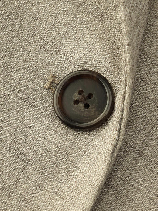 COCO ZONE经典翻驳领时尚西装不对称口袋设计外套24C10228 商品图5