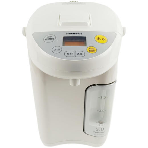 8月内购 松下电热水瓶大容量5L自动保温智能预约食品级涂层内胆家用电热水壶NC-EF5000-W（白色） 商品图2