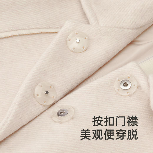 【高定系列】英氏高定绵羊毛外套秋冬女童长袖外套保暖新款 商品图3