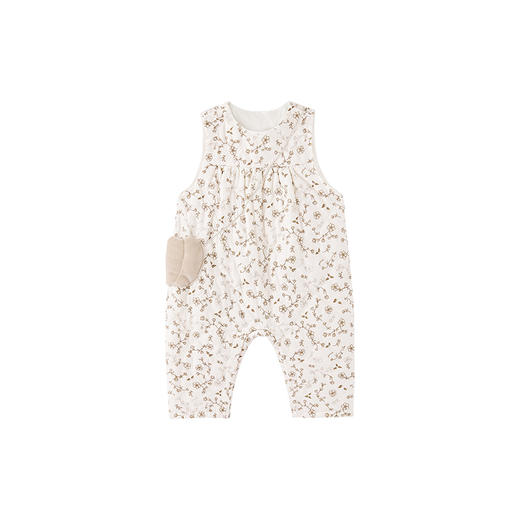 【商场同款】英氏旗舰童装秋冬长袖夹棉连身衣女童无袖新款 商品图4