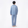 都市丽人都市锋尚睡衣好睡好眠长袖冰雪丝提花薄男士丝质套装FHT1D2 商品缩略图3