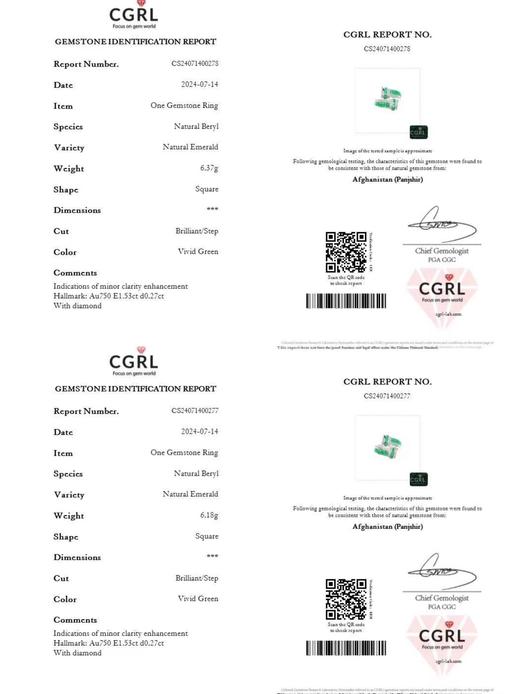 1.53ct 祖母绿戒指 商品图5