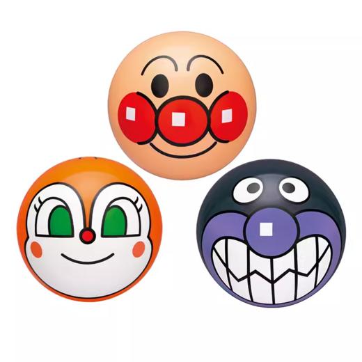 万代 Bandai 面包超人圆脸软胶球小号随机一个BANC131181 商品图0