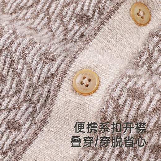 【高定系列】英氏儿童毛衣羊毛开衫外套女童上衣毛衣针织衫 商品图2