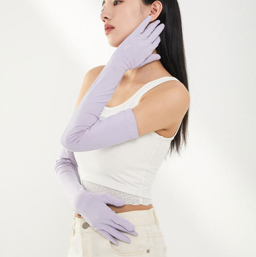 VVC探寻全指防晒袖套手套加冰袖防紫外线男女薄冰丝手袖 商品图1