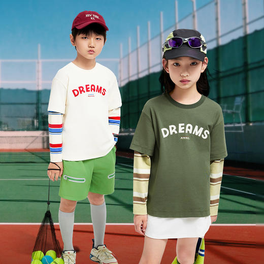 男女童圆领长袖针织衫秋季新款安奈儿童装EM431517 商品图2