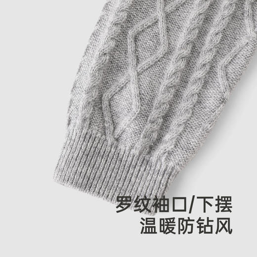 【高定系列】英氏儿童毛衣针织衫男童长袖羊毛衫秋冬保暖上衣新款 商品图1